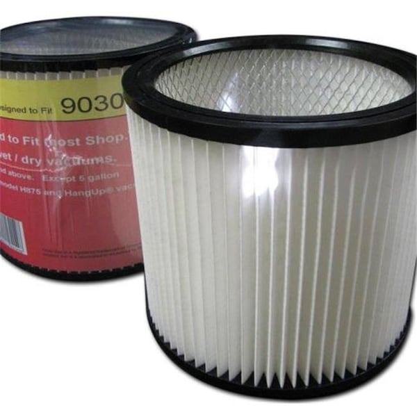 Green Klean Microplus Green Klean MicroPlus For Shop Vac 90304 Multi-Fit Pleated Cartridge Filter Wet & Dry Press Fit Pack of 8 GK-MF - 8 - main